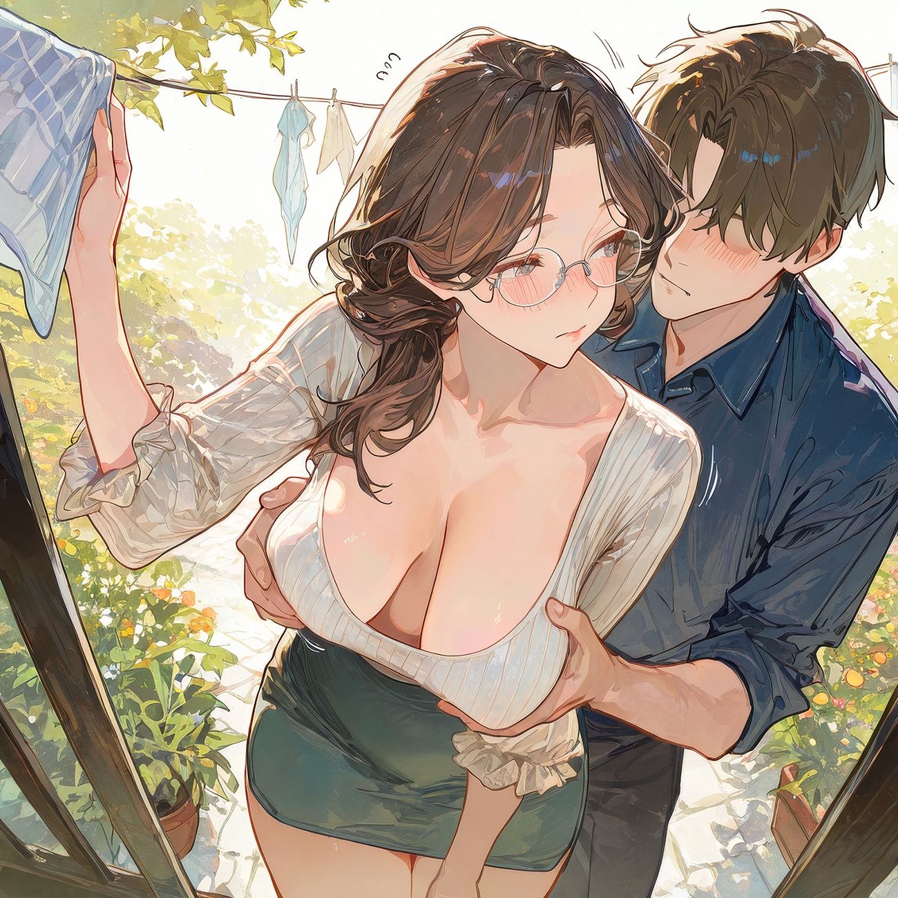 眼鏡 Green 美女 〜一軒家奥様編〜 私家版 1枚目