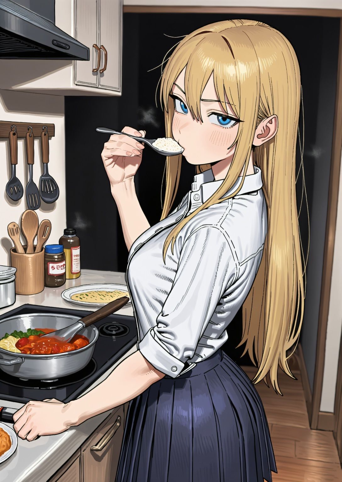 ギャルJKを透視 サンプル画像 1
