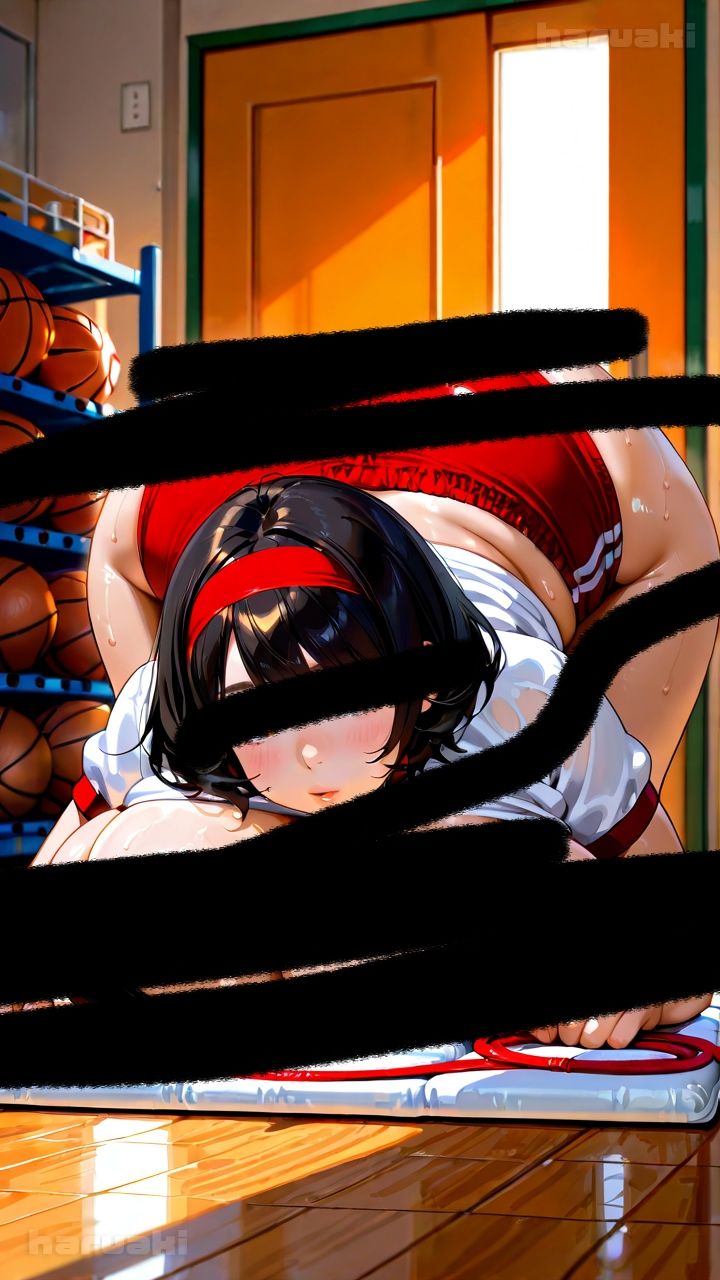 【AIアニメ巨乳美女写真集】Vol.19爆乳ブルマ女子まなみんのひみつの性部活動の作品画像 5