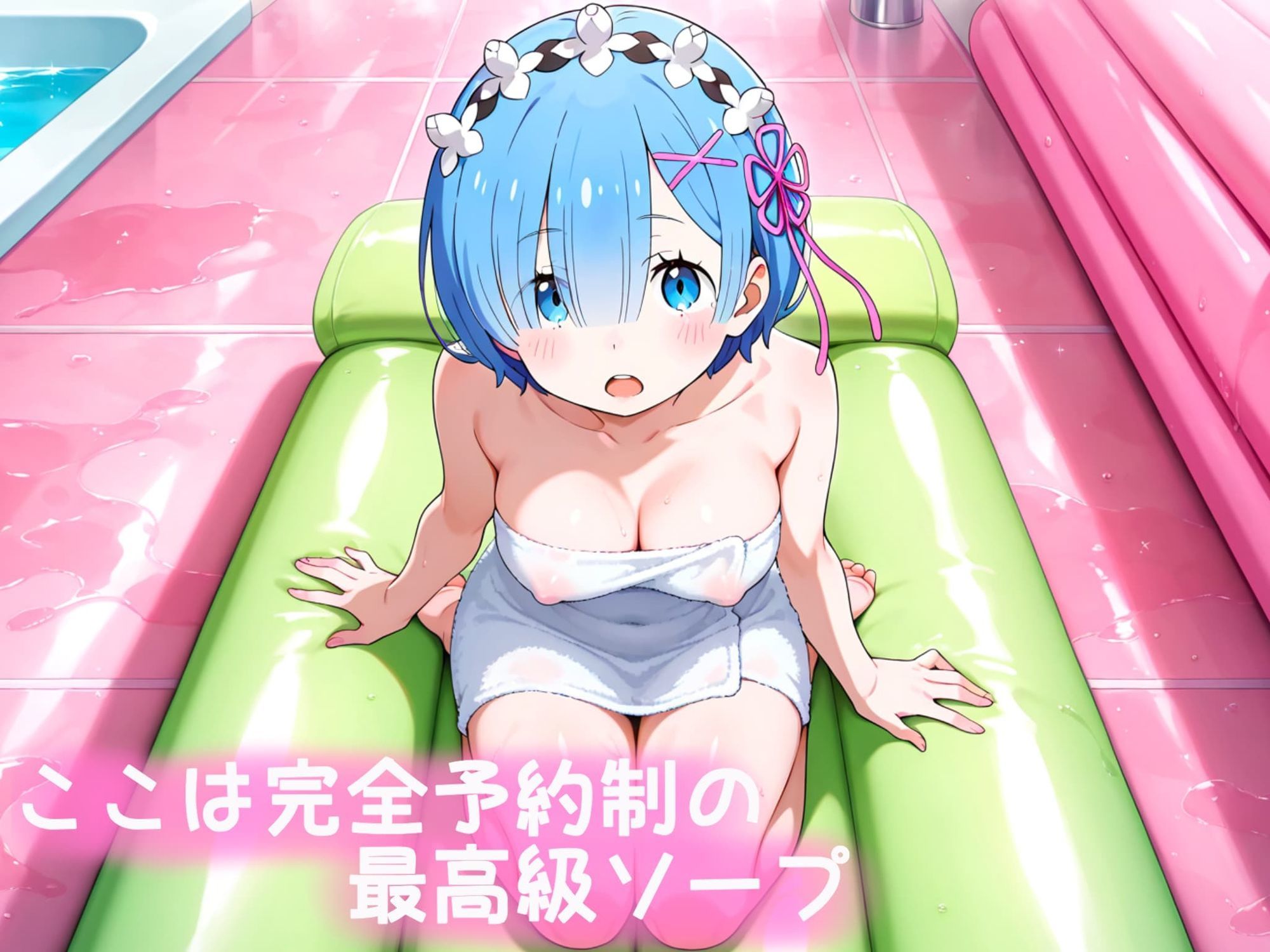【無料エロ漫画】d_821444 ヒロイン高級ソープ〜レム編〜(のあのお部屋)