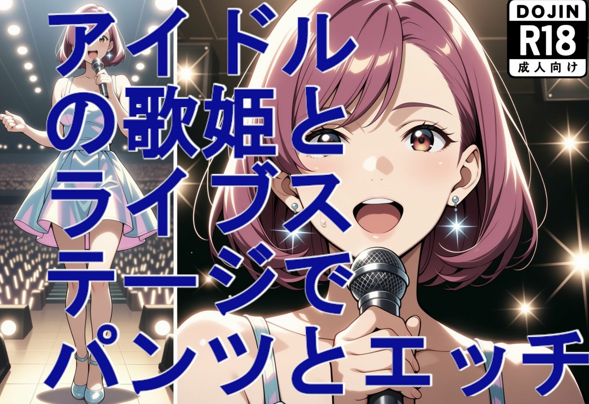 【超美麗動画の歌付き。歌音声付き。】アイドルの歌姫とライブステージでパンツとエッチ(高画質版) サンプル2
