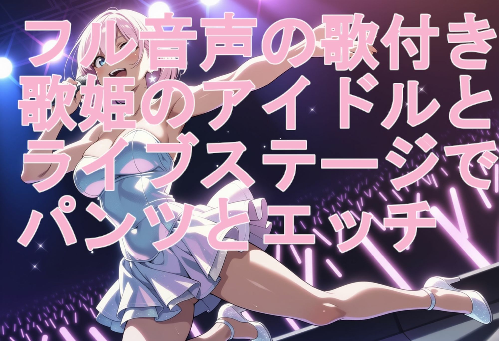 【超美麗動画の歌付き。歌音声付き。】アイドルの歌姫とライブステージでパンツとエッチ(高画質版) サンプル4
