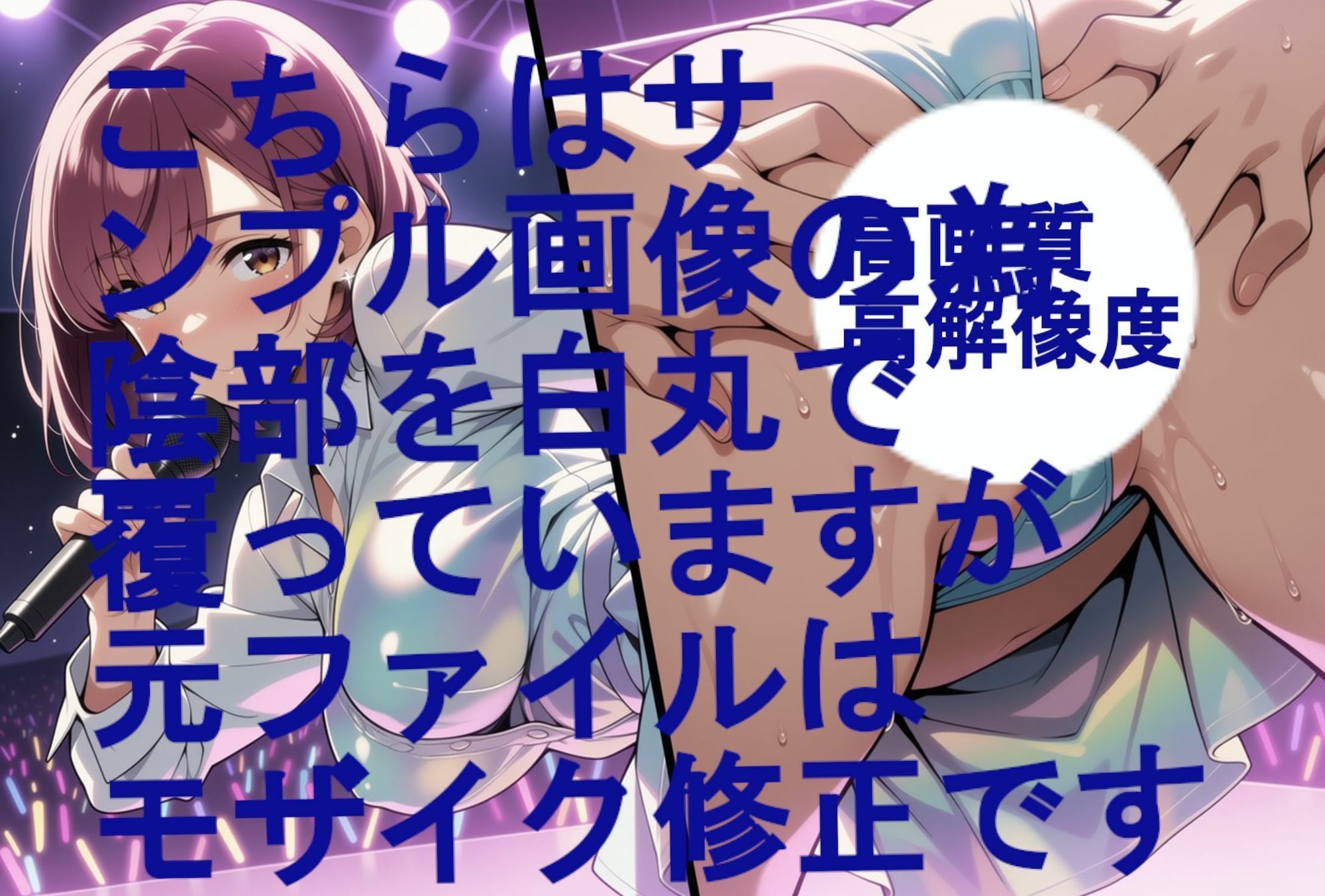 【超美麗動画の歌付き。歌音声付き。】アイドルの歌姫とライブステージでパンツとエッチ(高画質版) サンプル5