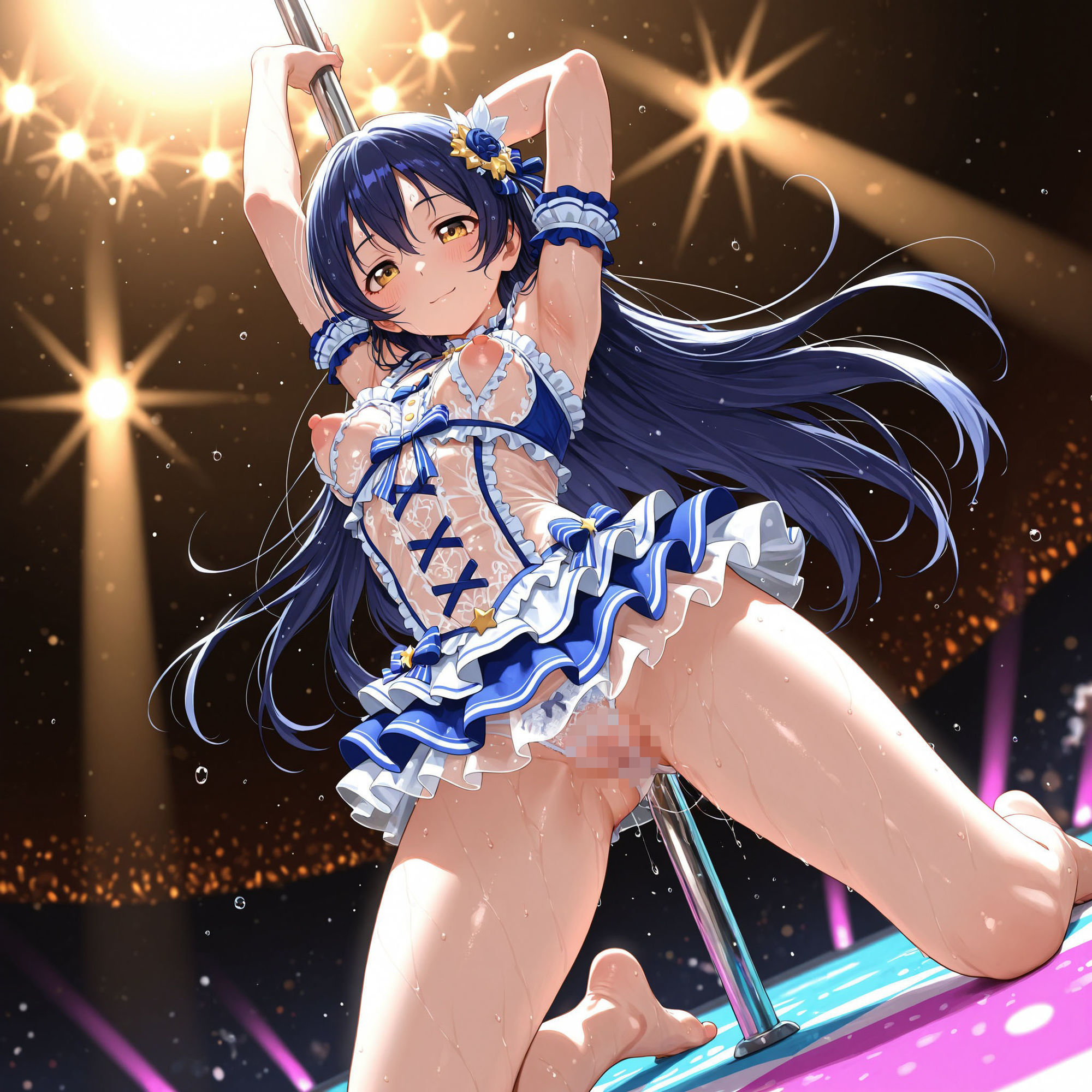 恥ジライブ！！ ポールダンス 海○・凛・真○ 画像3