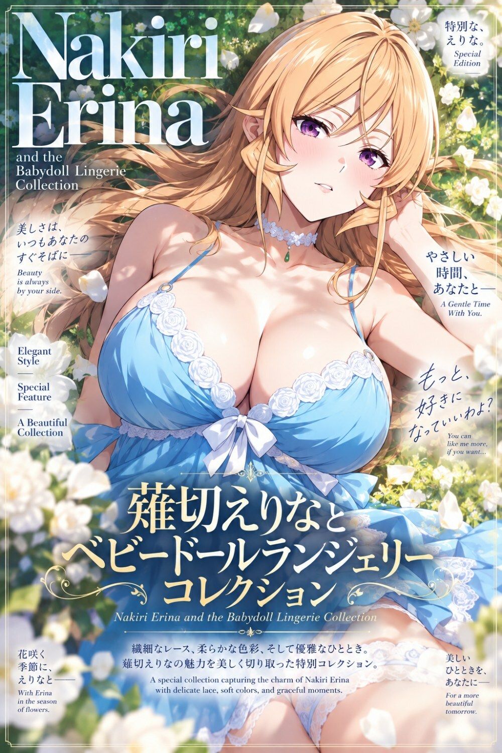薙切えりなベビードールランジェリーコレクション サンプル画像 1