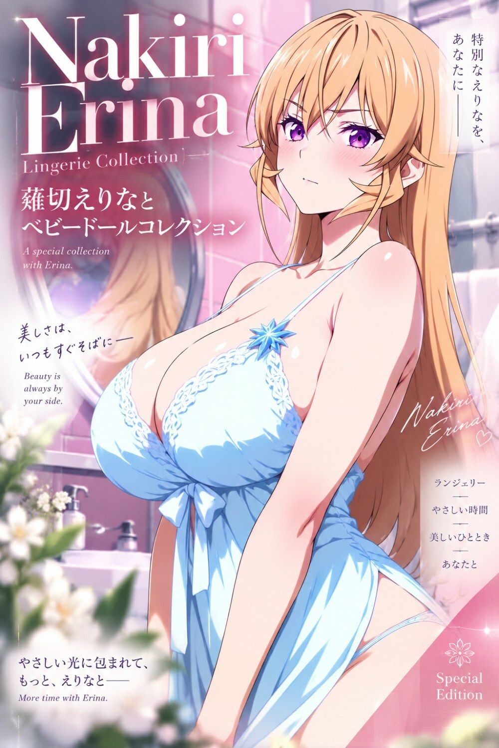 薙切えりなベビードールランジェリーコレクション 画像3