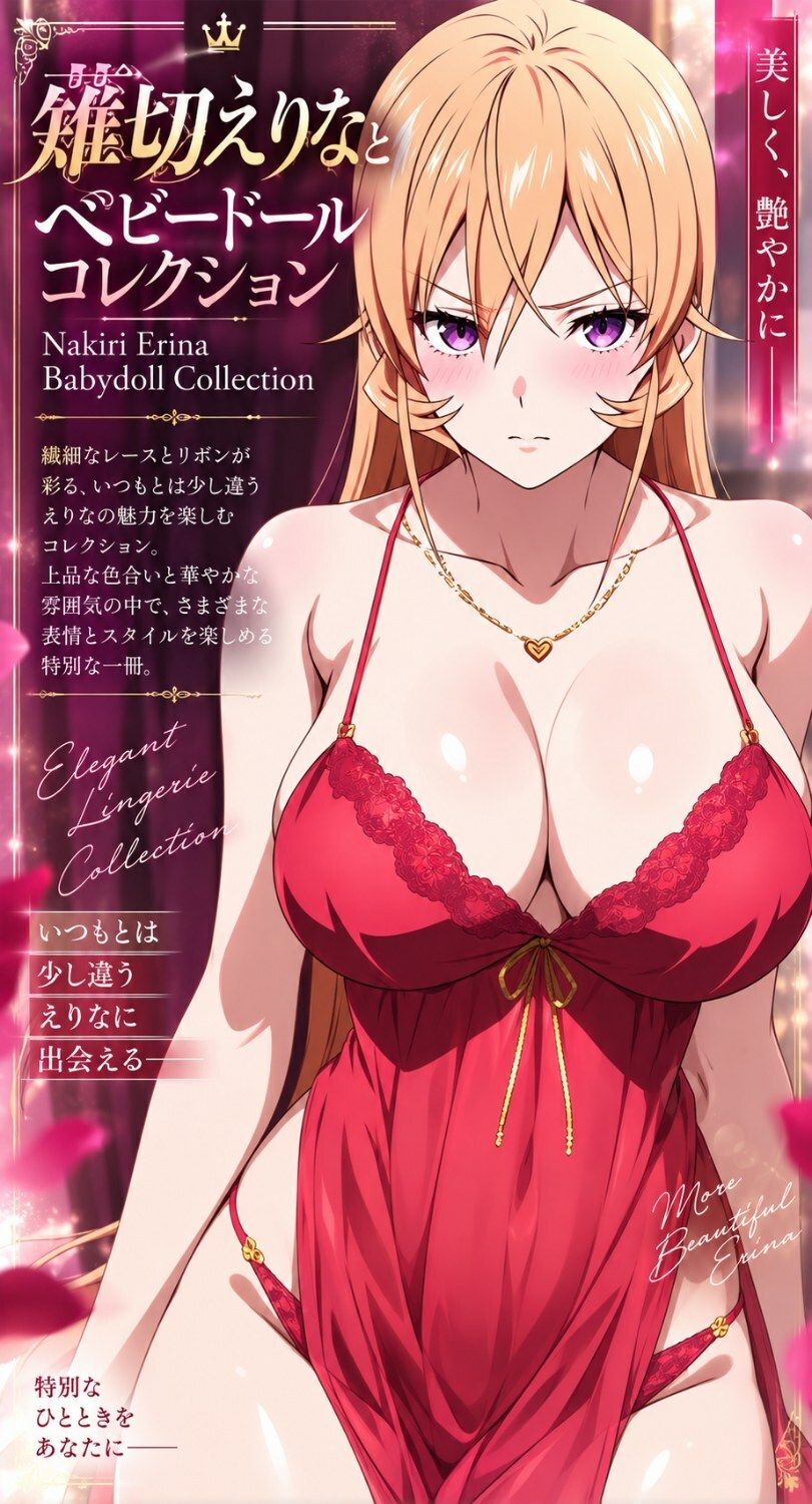 薙切えりなベビードールランジェリーコレクション 画像7