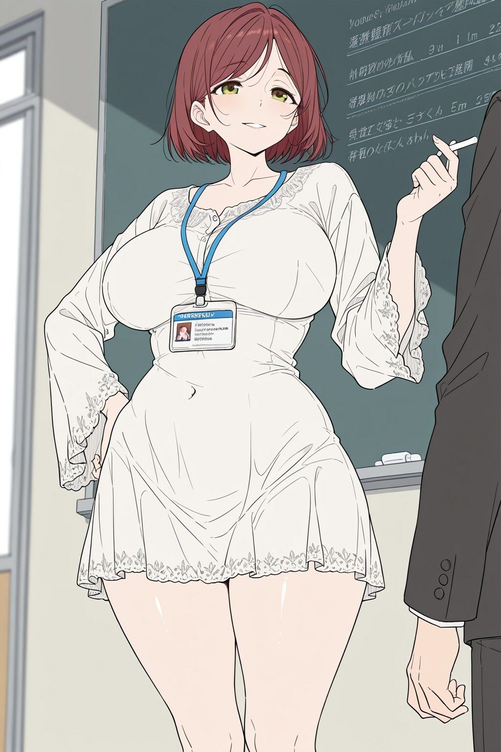 防〇大学校のエロ女教官とスク水えっちさせていただいた サンプル画像 3