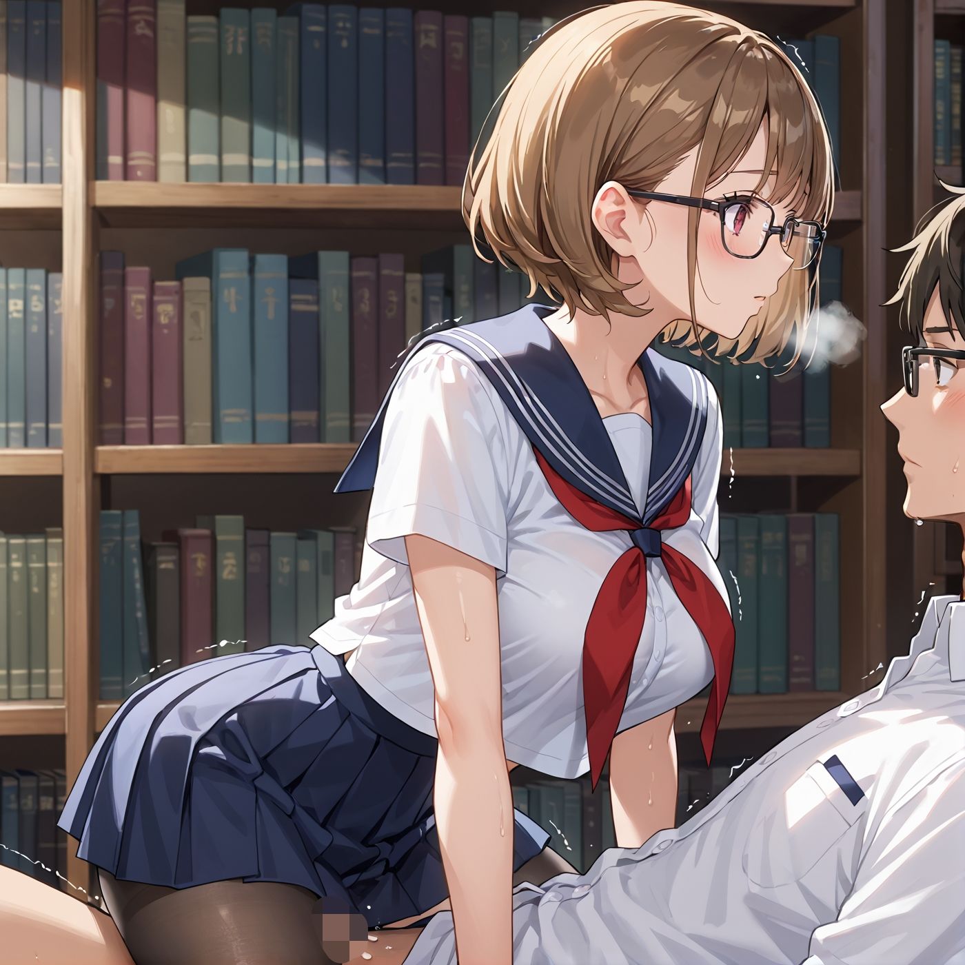 学園性活!図書委員と官能的な秘め事10【メガネ美少女の厳選CG500枚収録】