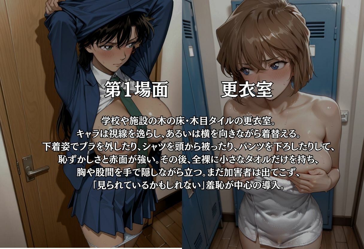 名探偵コナン 男女混浴〜3人〜 サンプル画像 1