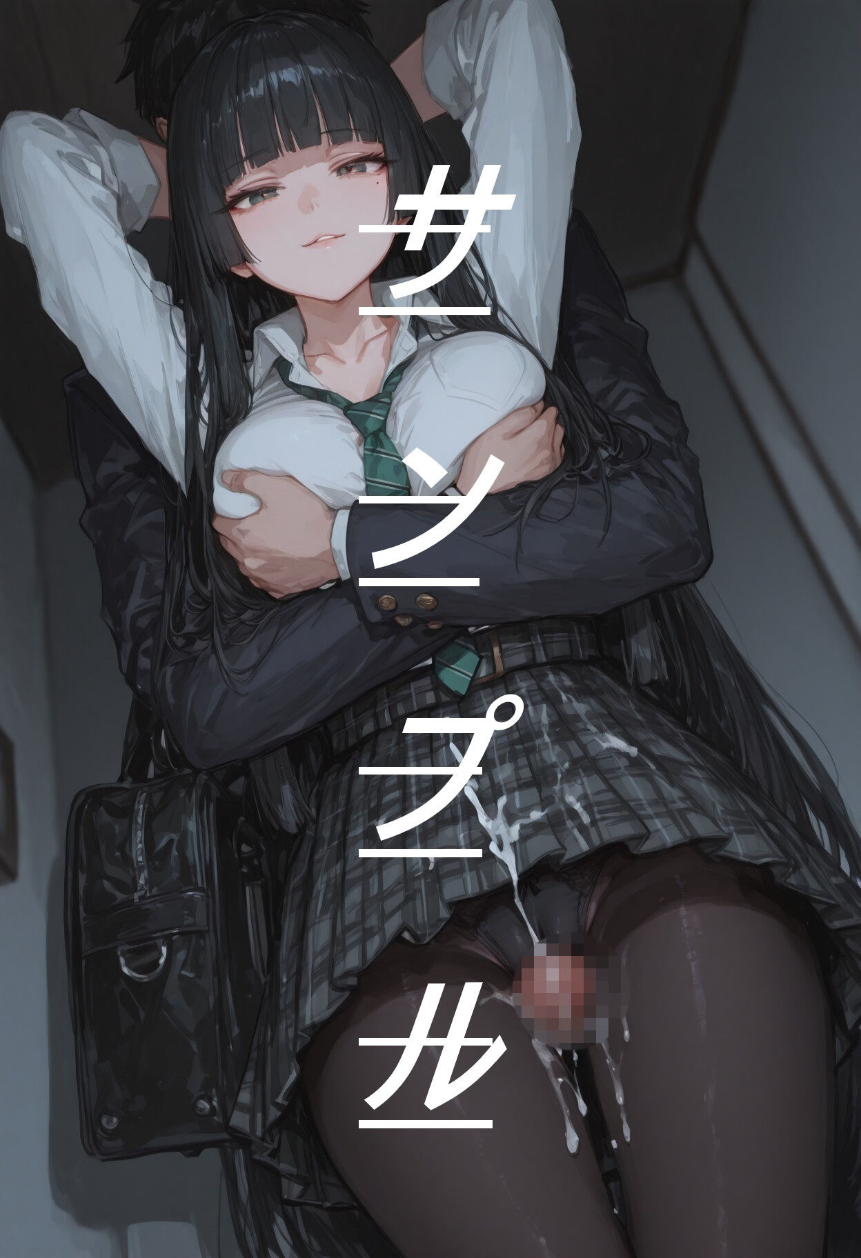黒ストJKに素股してもらう画集 画像2