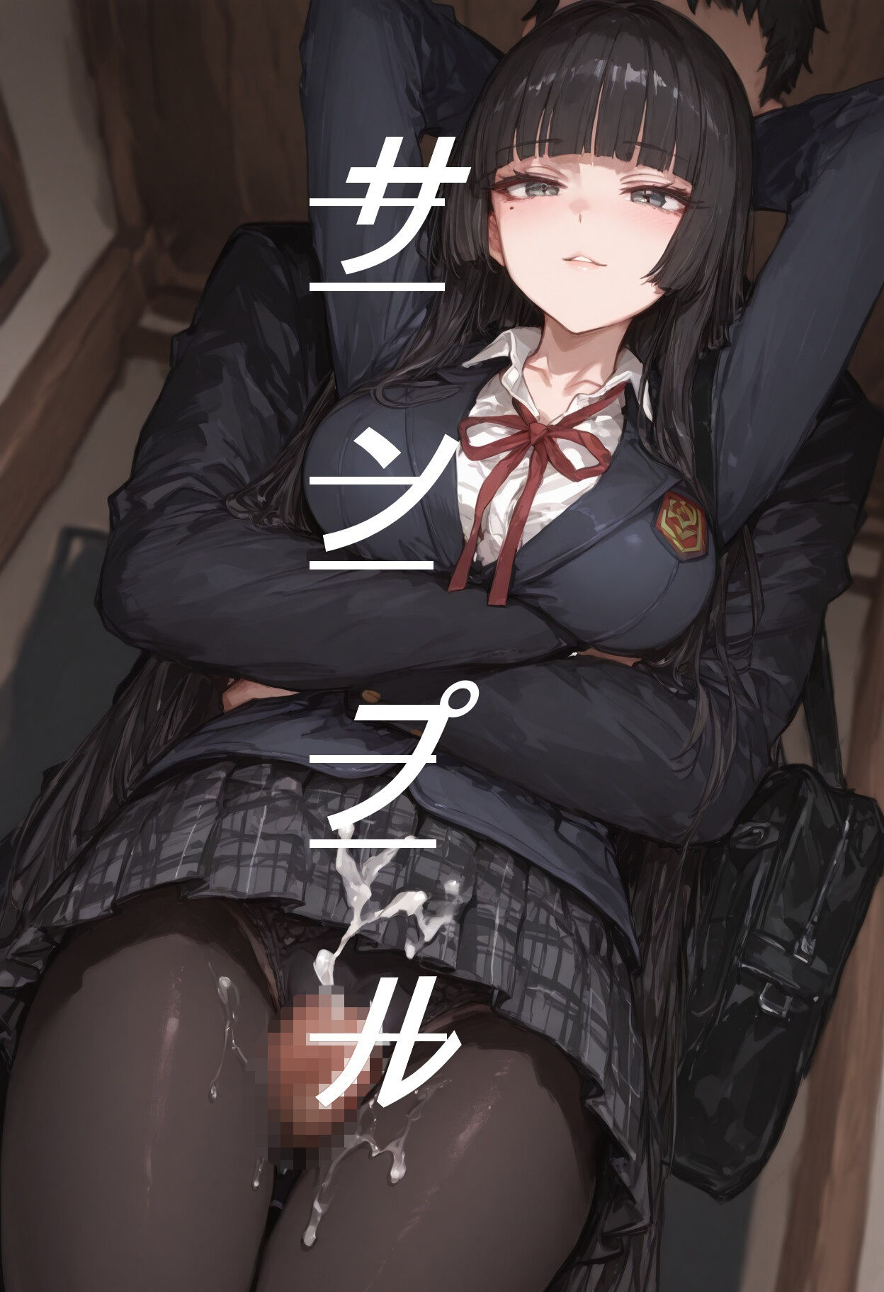 黒ストJKに素股してもらう画集 画像4