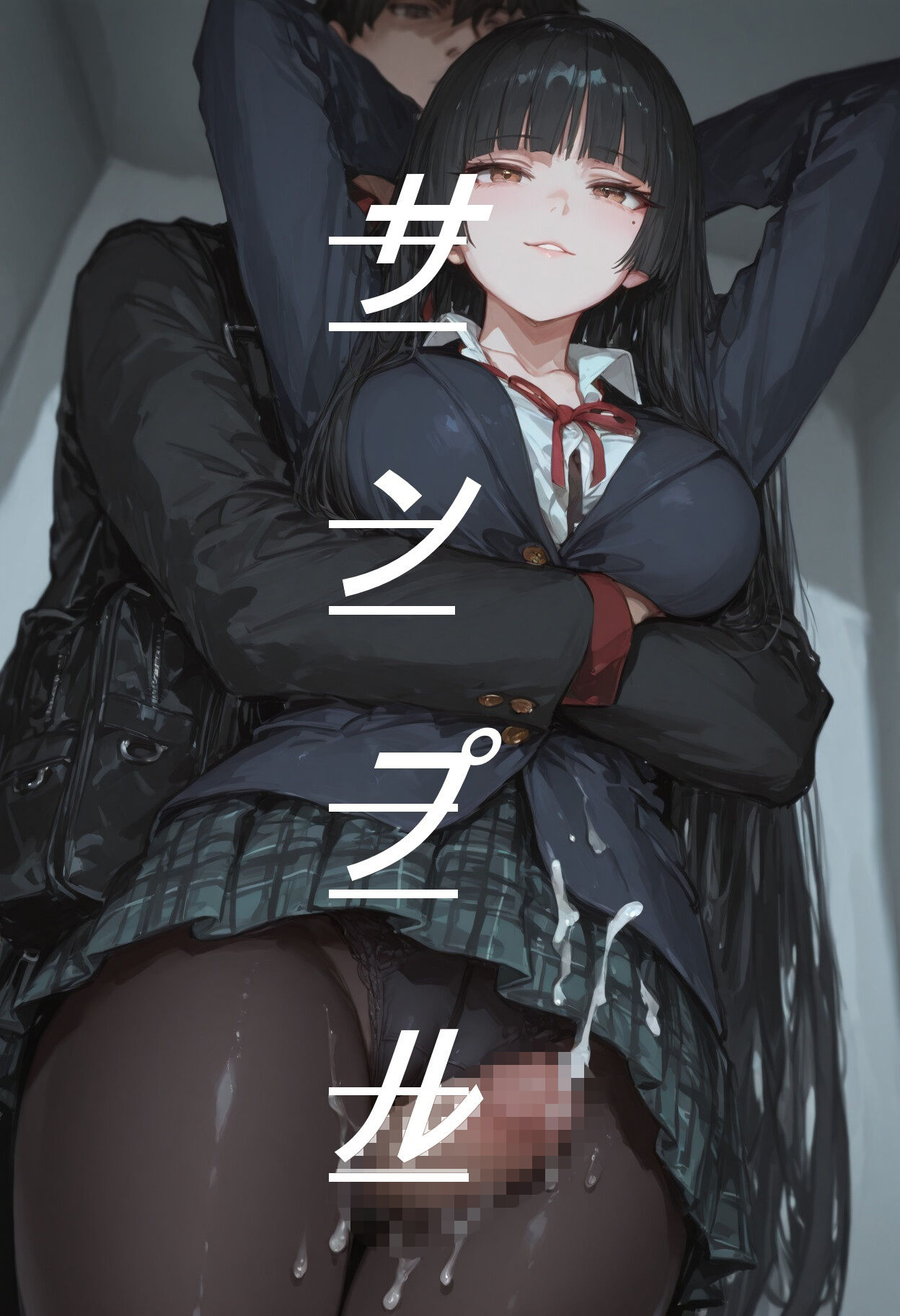 黒ストJKに素股してもらう画集 画像6