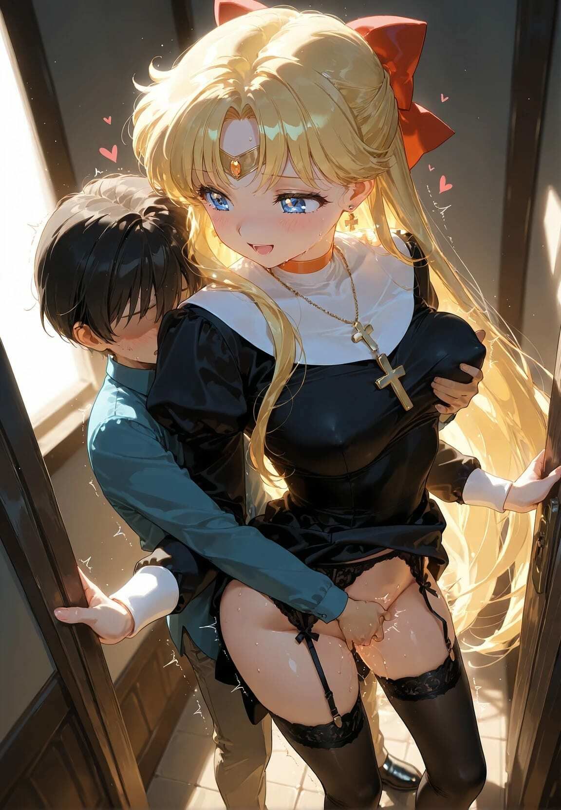 コスプレ彼女の淫らな夜 〜シスター・ナース・ドレス〜 セ〇ラームーン No.2 画像10