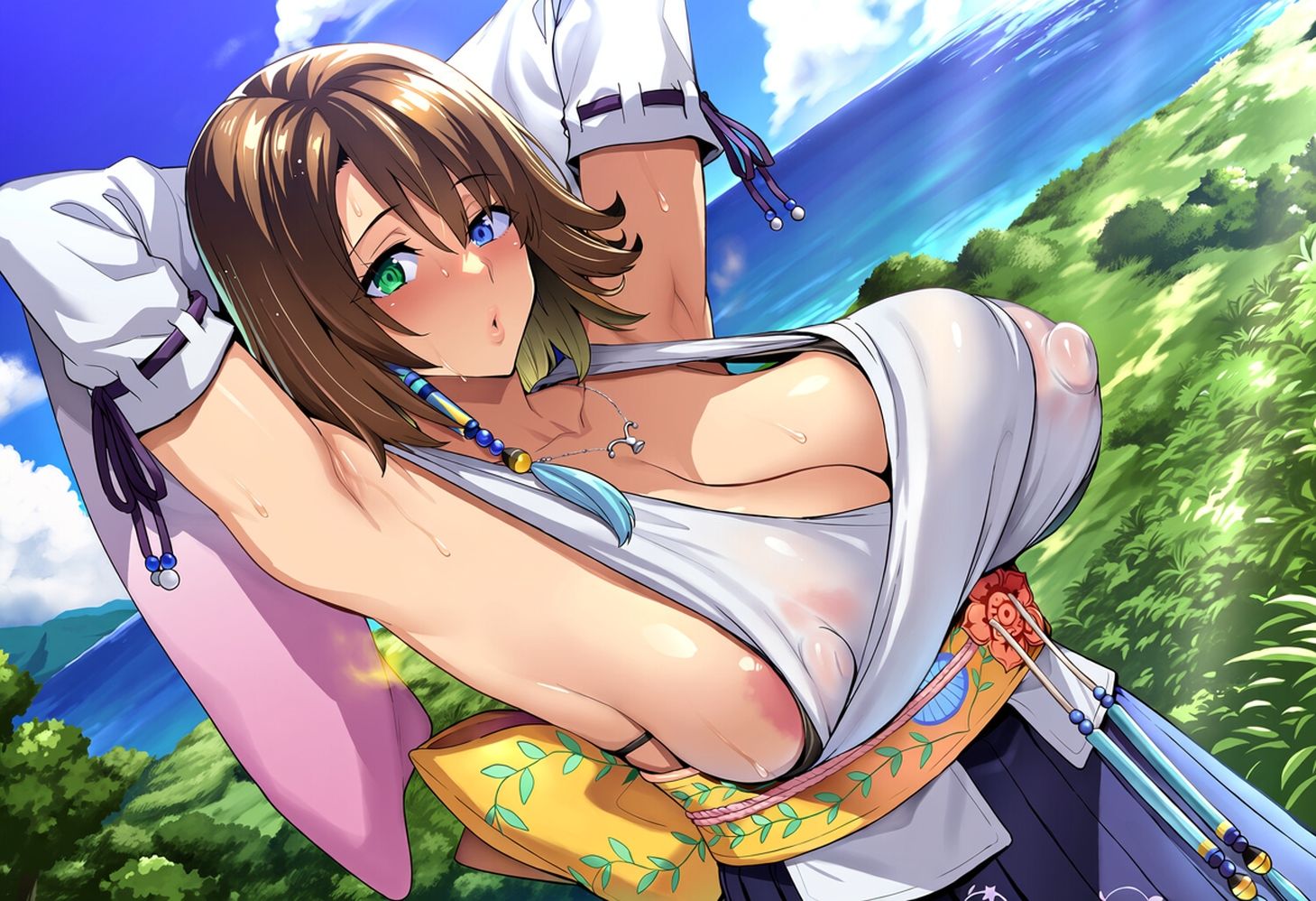 【ユ◯ナ（FF1◯）】（合計221枚、妊婦ネタあり） サンプル画像 1