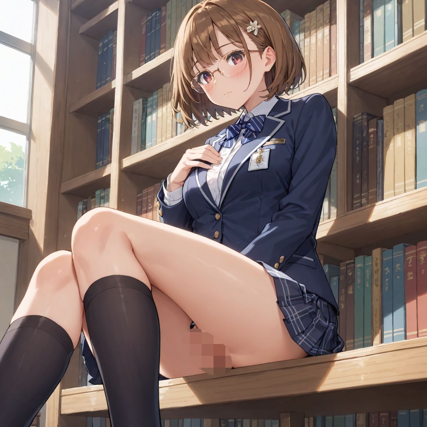 学園性活!図書委員と官能的な秘め事11【メガネ美少女の厳選CG245枚収録】PC向け