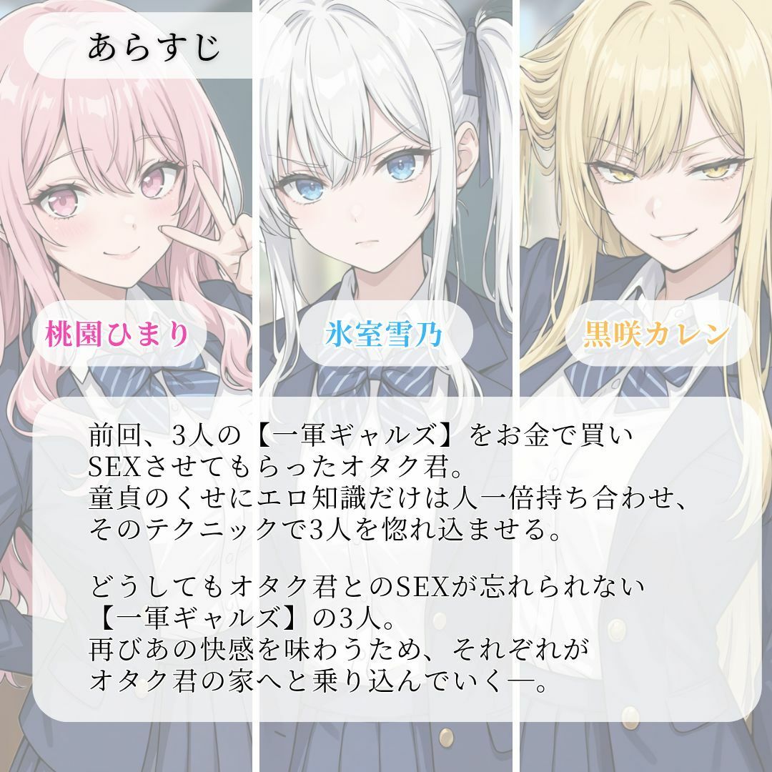 金で買った一軍ギャルズが俺に本気で堕ちていく件2 サンプル1