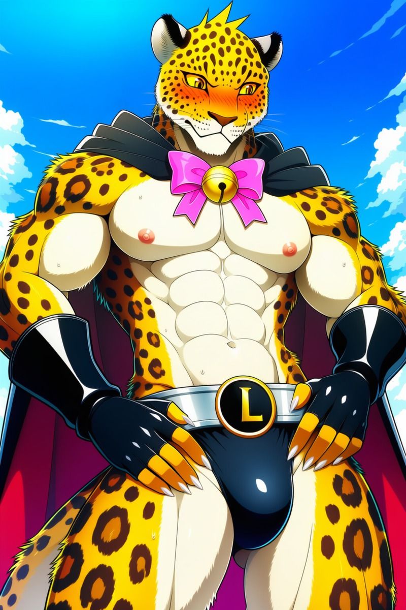 豹のケモヒーロー レパルオスのエッチなイラスト集