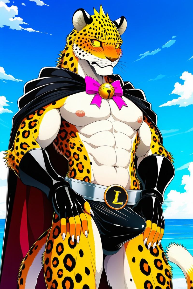 豹のケモヒーロー レパルオスのエッチなイラスト集