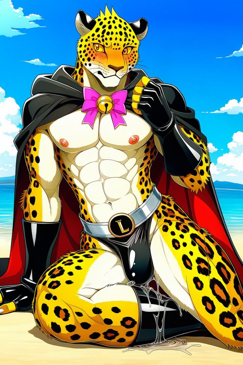 豹のケモヒーロー レパルオスのエッチなイラスト集