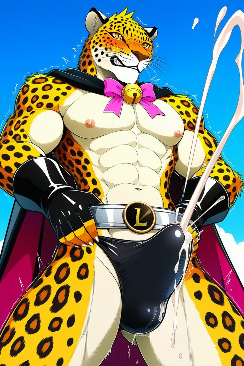 豹のケモヒーロー レパルオスのエッチなイラスト集