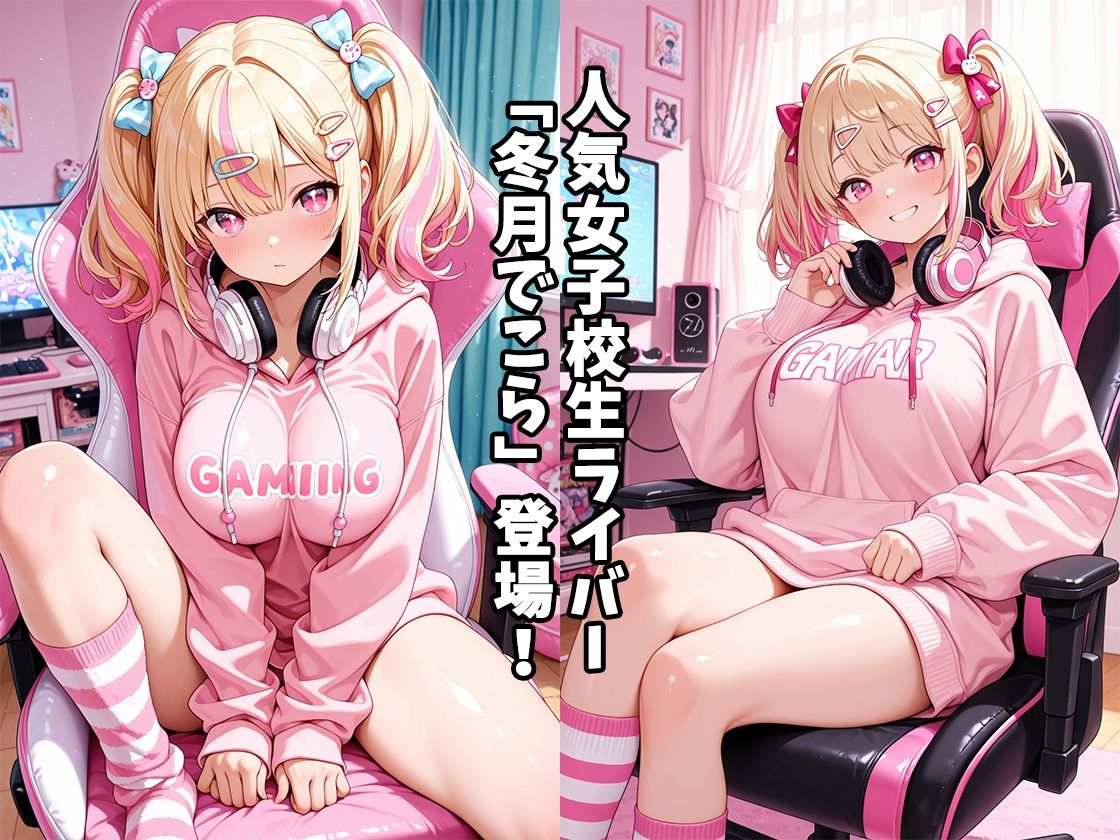 【無料エロ漫画】d_823022 女子校生ライバー冬月でこら 配信後の生ハメ画像が大流出!(ばななぷりん)