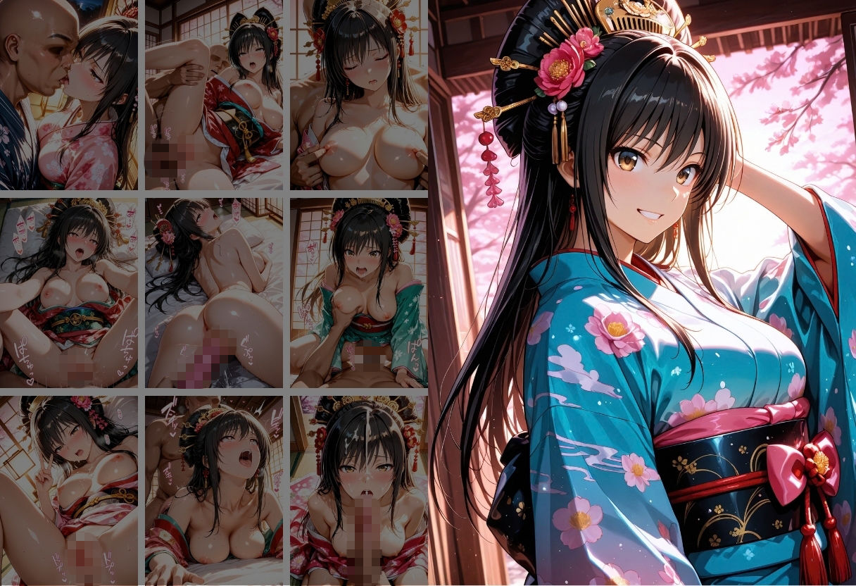 【遊郭・花魁】絢爛な着物がはだけ、あなただけに乱れる夜〜To L◯VEる◯ver.〜5