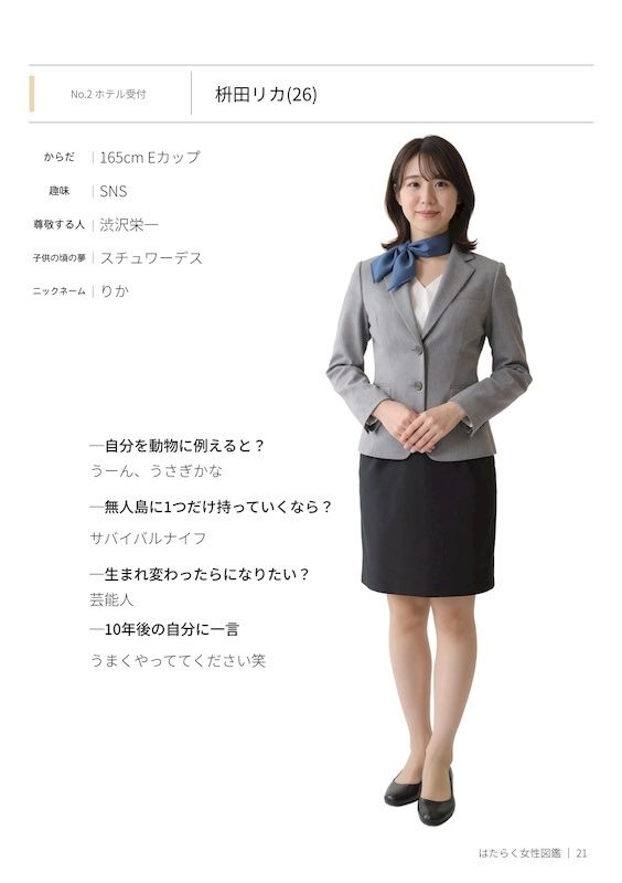 【実写風AIリメイク】はたらく女性図鑑 vol.1 〜働く女性の一日「ヒル… サンプル1ページ