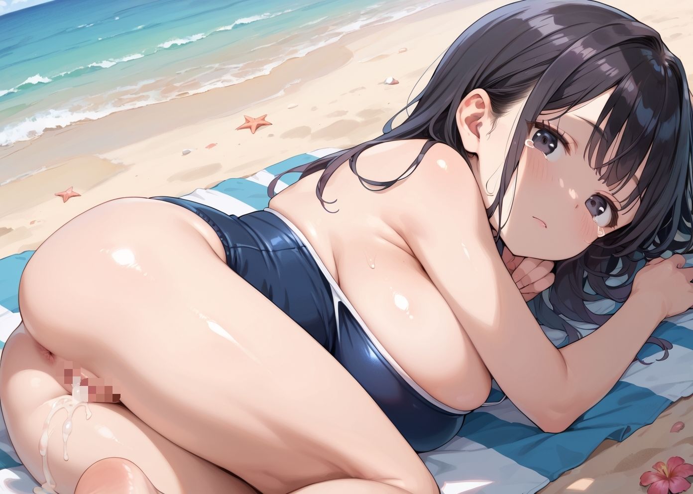 スク水えちえち委員長。CG画像集91