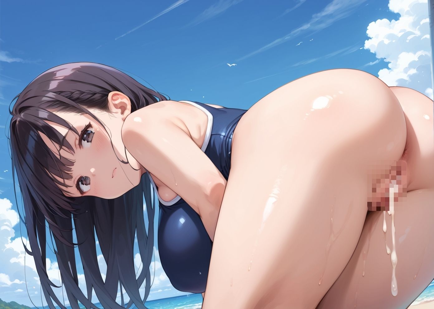 スク水えちえち委員長。CG画像集99