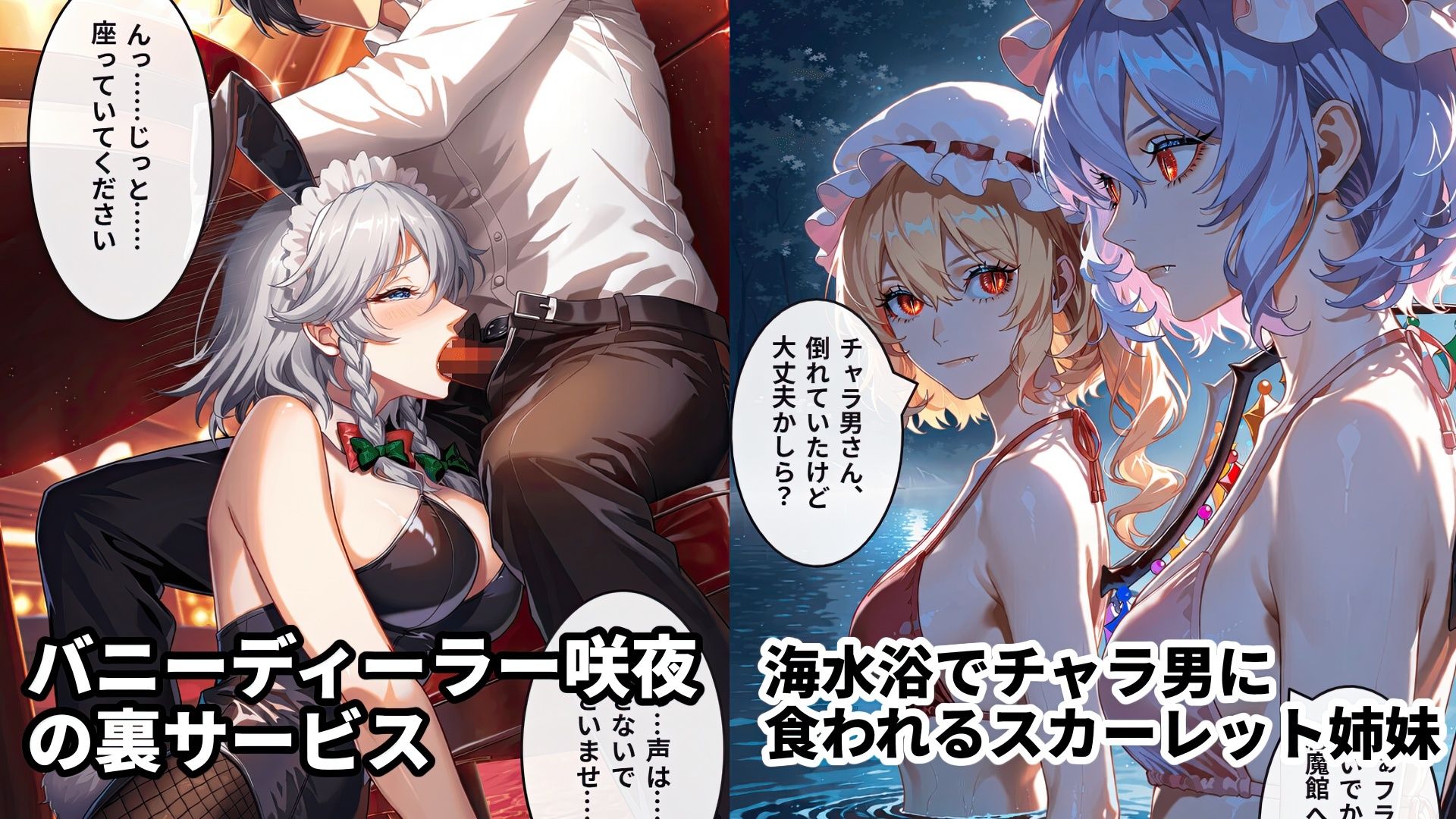 東方二次創作｜瀟洒も誇りもチンポに屈した紅魔館/豪華オムニバス20本【全384枚｜高解像度】 画像4
