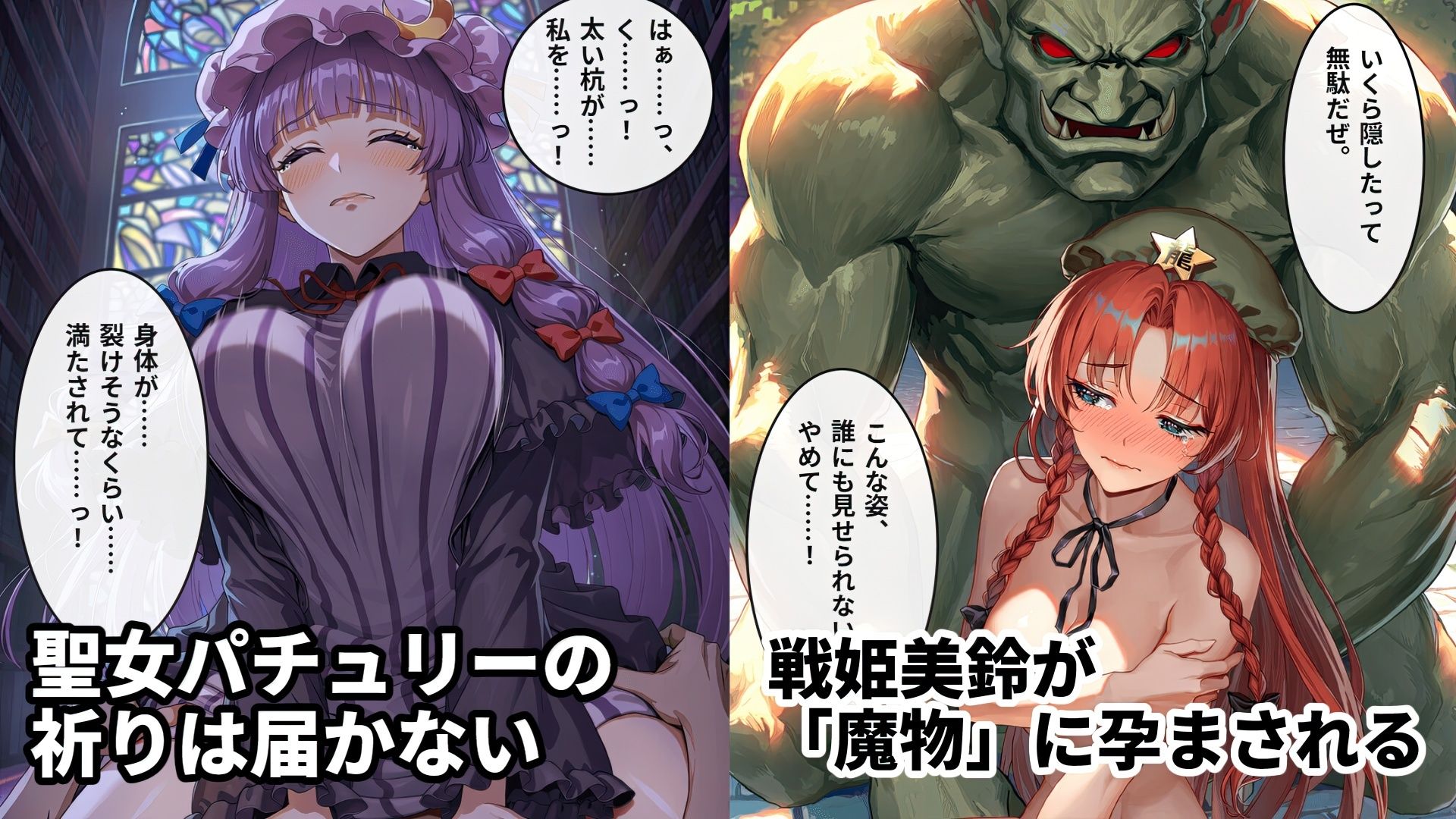 東方二次創作｜瀟洒も誇りもチンポに屈した紅魔館/豪華オムニバス20本【全384枚｜高解像度】 画像7