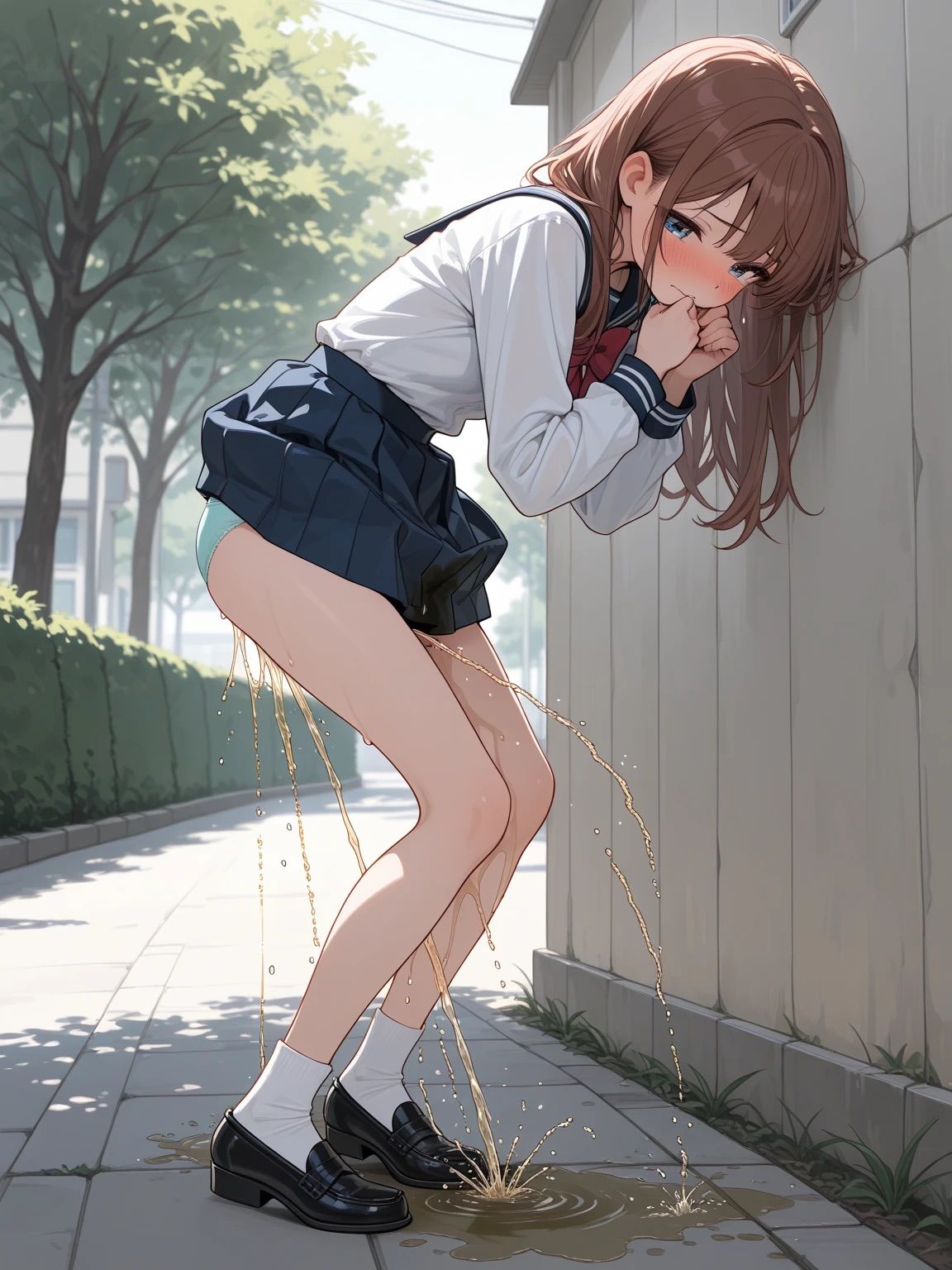 女の子のおもらしのサンプル画像 2