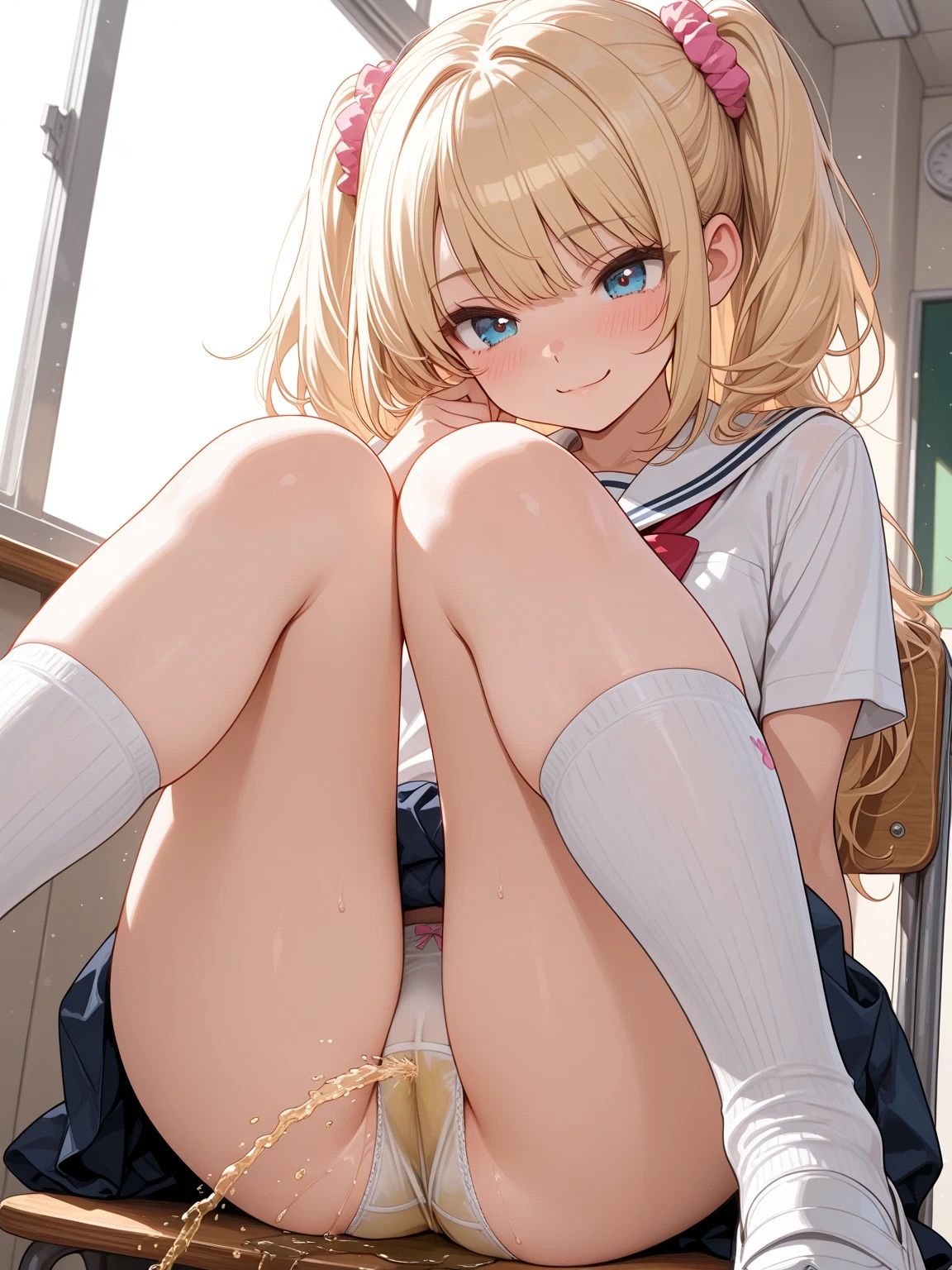 女の子のおもらしのサンプル画像 3