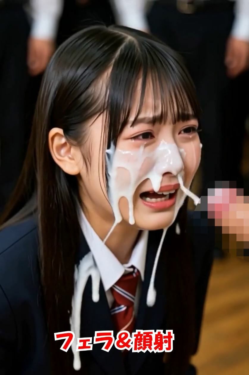 変態教師の性教育 用務員さんも参戦 女子全員のおマンコ鑑賞！性教育と称して処女に中出し！口内射精で鼻からザーメン噴き出し！用務員さんのテクニックでアへ顔晒す！ 画像5