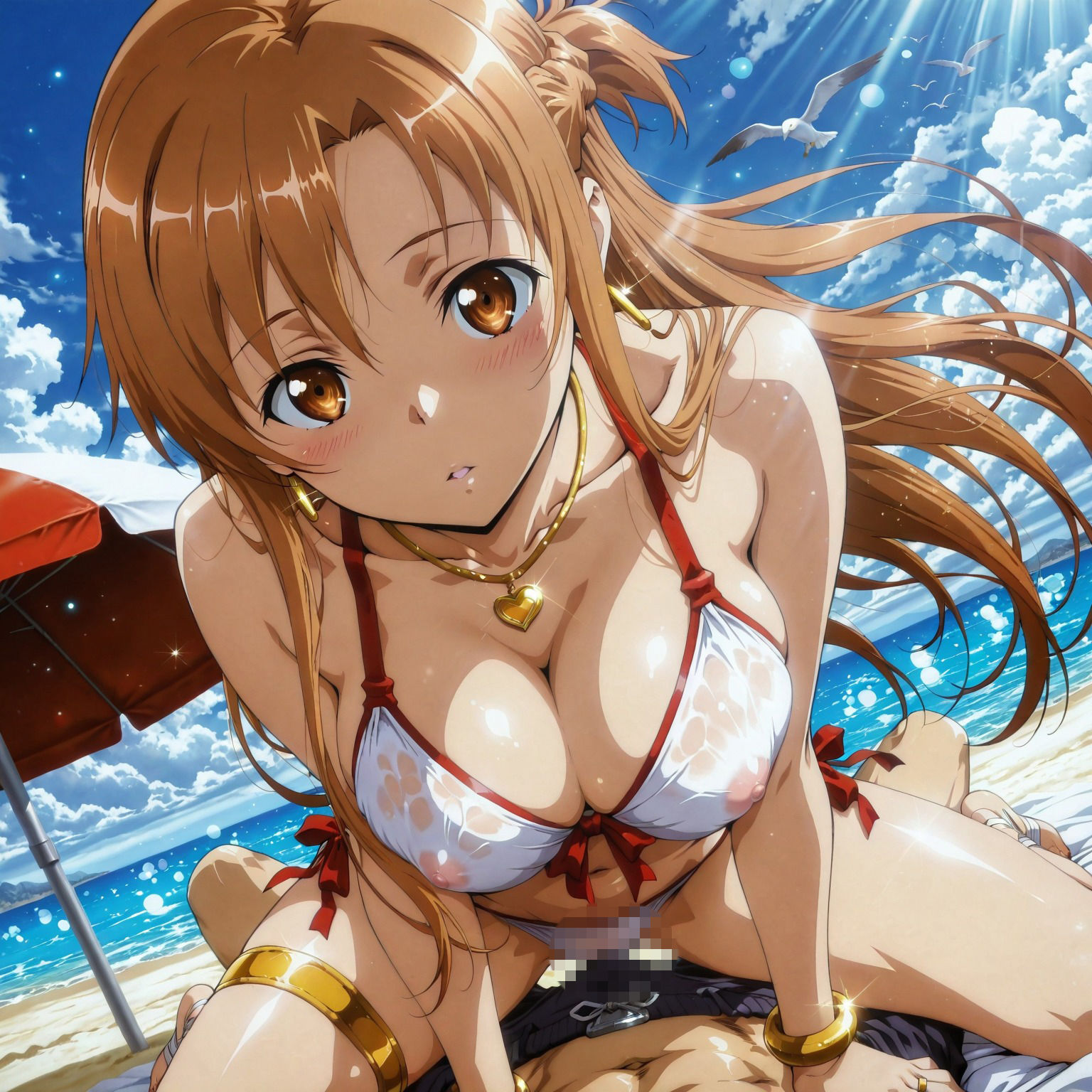 結〇明日奈と海で、ラブラブデート編の作品画像 2