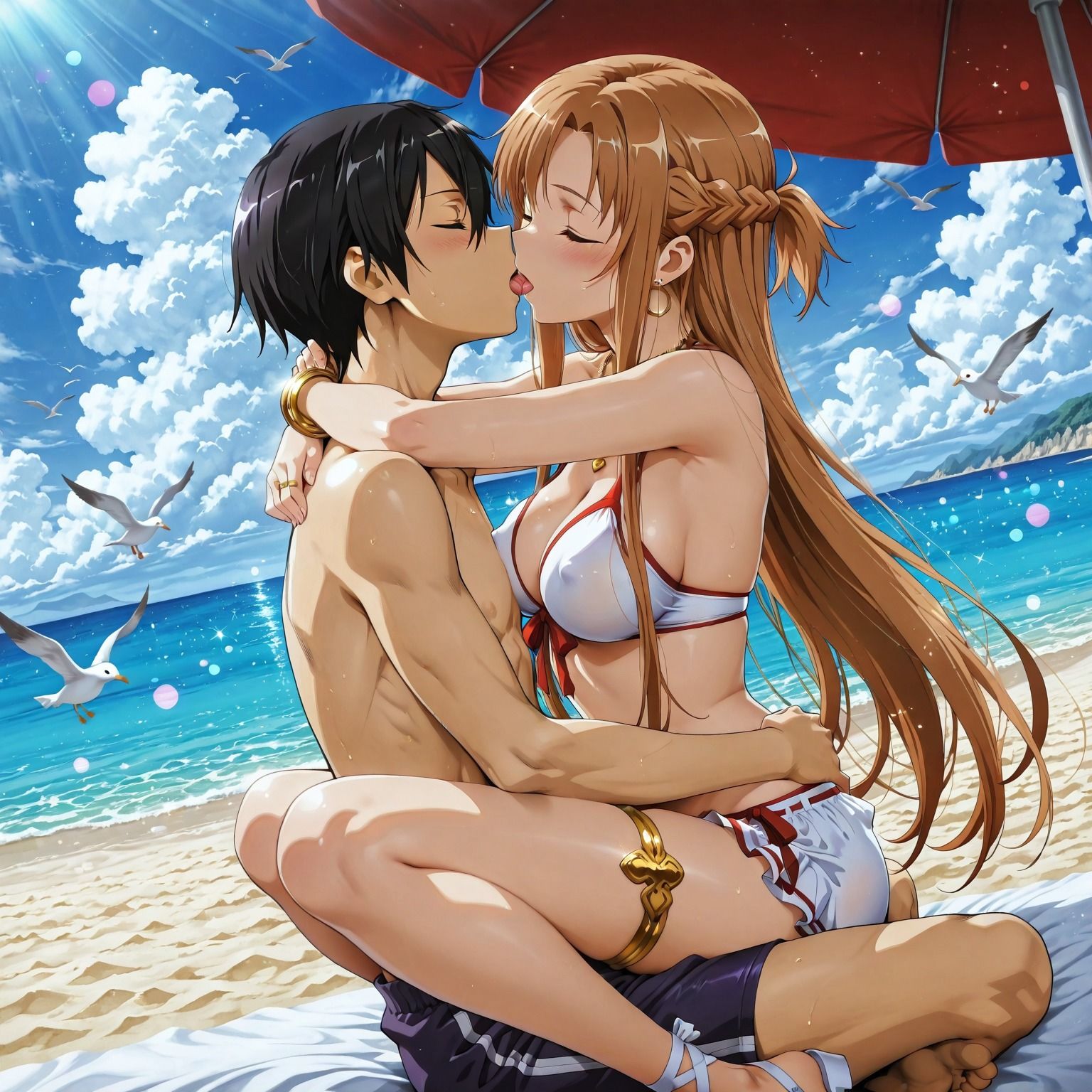 結〇明日奈と海で、ラブラブデート編の作品画像 3