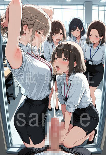 入社したら男はボク一人。ストレスまみれのOLたちにち〇ぽを見せるお仕事 画像7