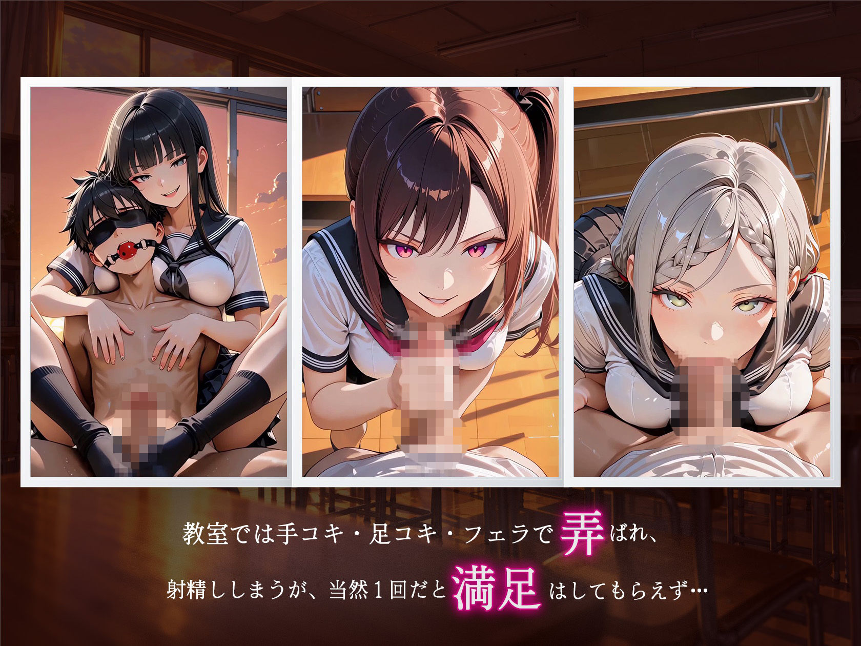JK彼女の性欲が強すぎて搾精されまくった話