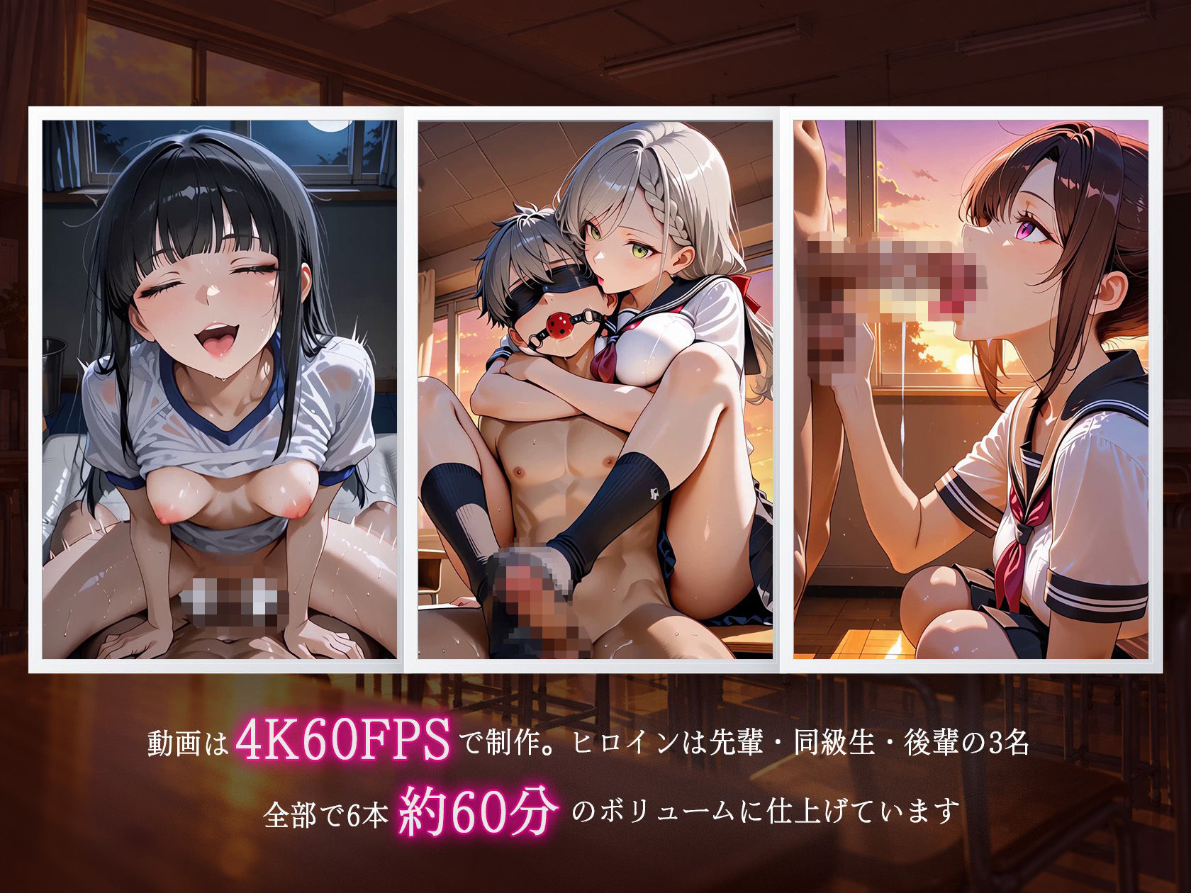 JK彼女の性欲が強すぎて搾精されまくった話