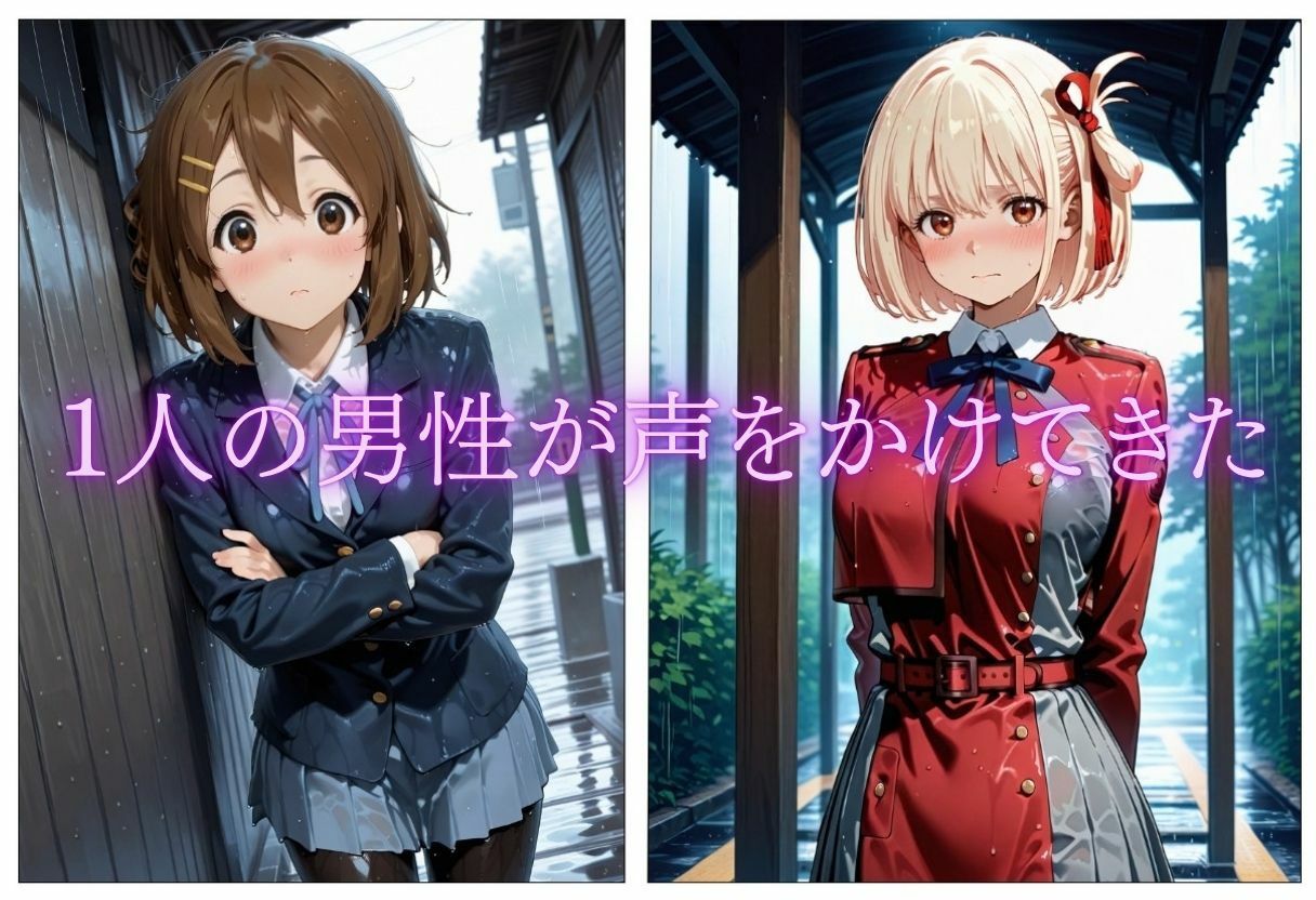 ずぶ濡れ家出少女 メス堕ち 画像2