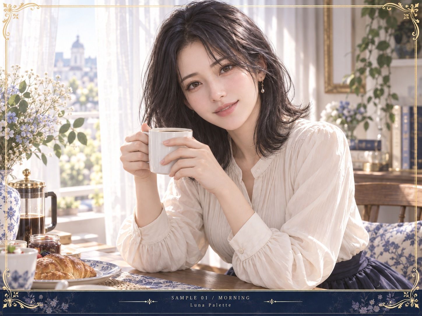休日の彼女｜透明感のある彼女と過ごす一日 画像1