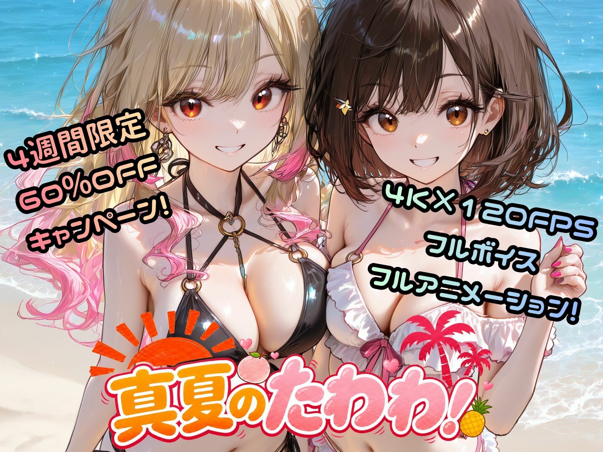 【4K 120FPS】真夏のたわわ! 〜内緒のハメ撮りビーチ〜 サンプル画像3