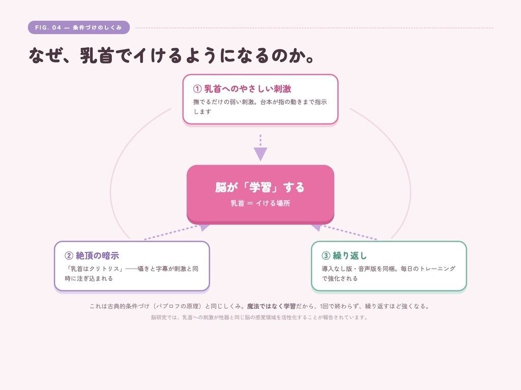 【シッシーヒプノ動画×声優フル生ボイス】初めてOK！本気でメスイキしたい人のための催●サブリミナル〜乳首オナ＆両耳囁きのメス堕ち7段階プログラム〜の作品画像 4