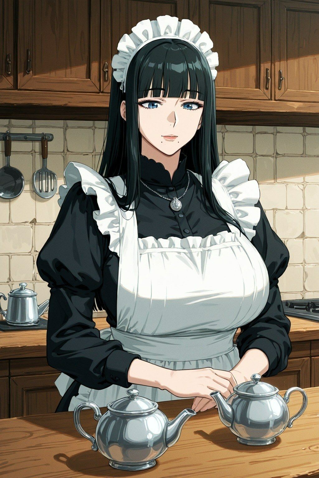 爆乳メイドと子づくりする毎日 〜住み込みのお姉さんに中出し〜【CG集302枚】