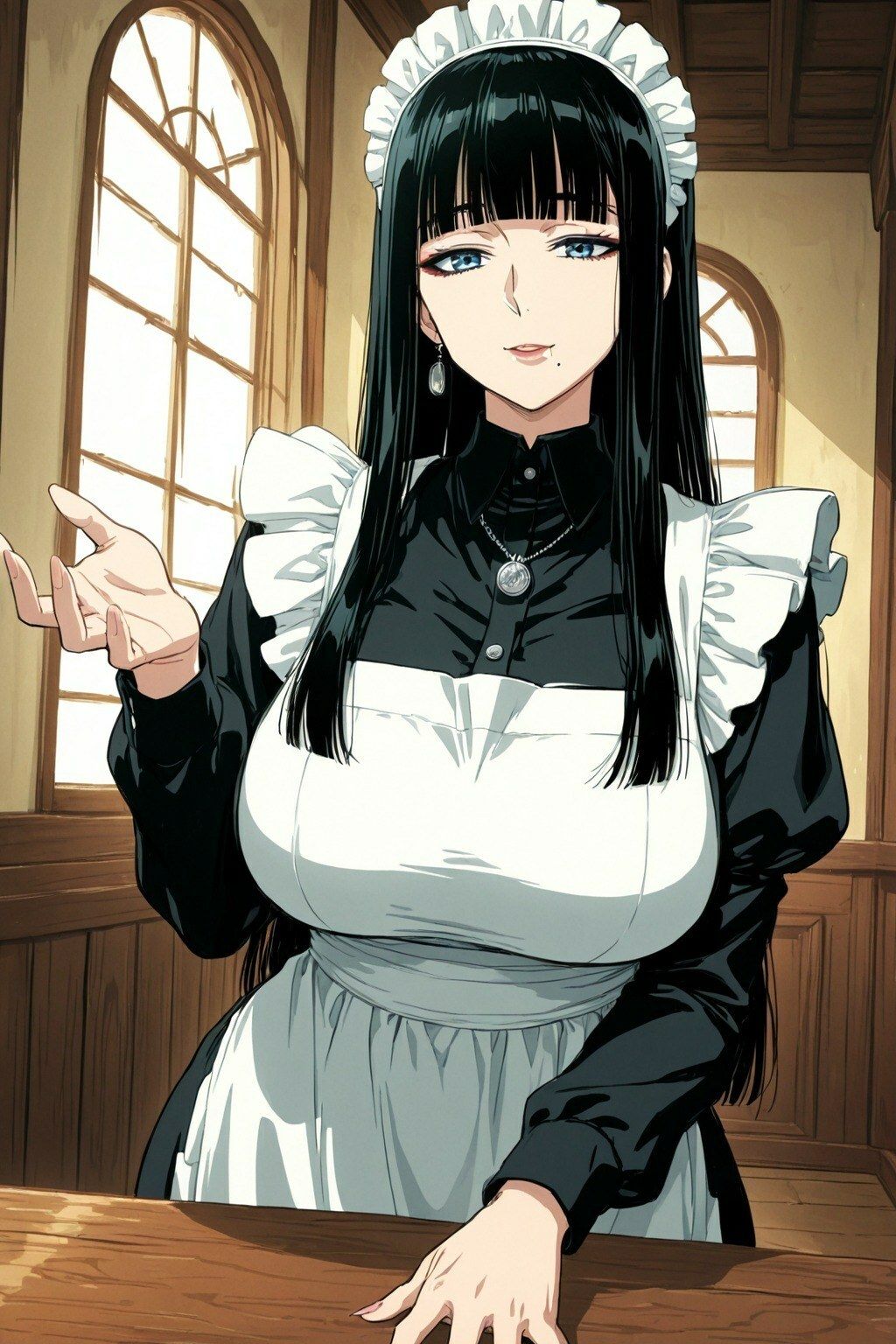 爆乳メイドと子づくりする毎日 〜住み込みのお姉さんに中出し〜【CG集302枚】