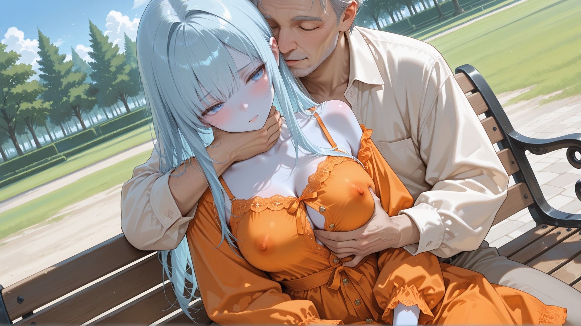 【4K】ど田舎の美少女は、暇なのでおじさんとセックス！3人のヤレる女子 画像9