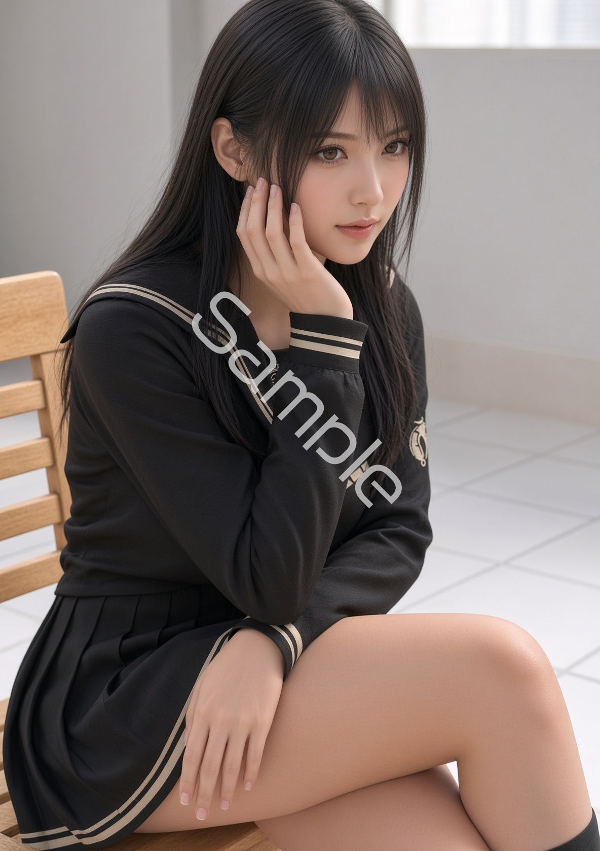 才色兼備の万能女性格闘家 霧島 愛唯の学生モデル風写真集The Real_03