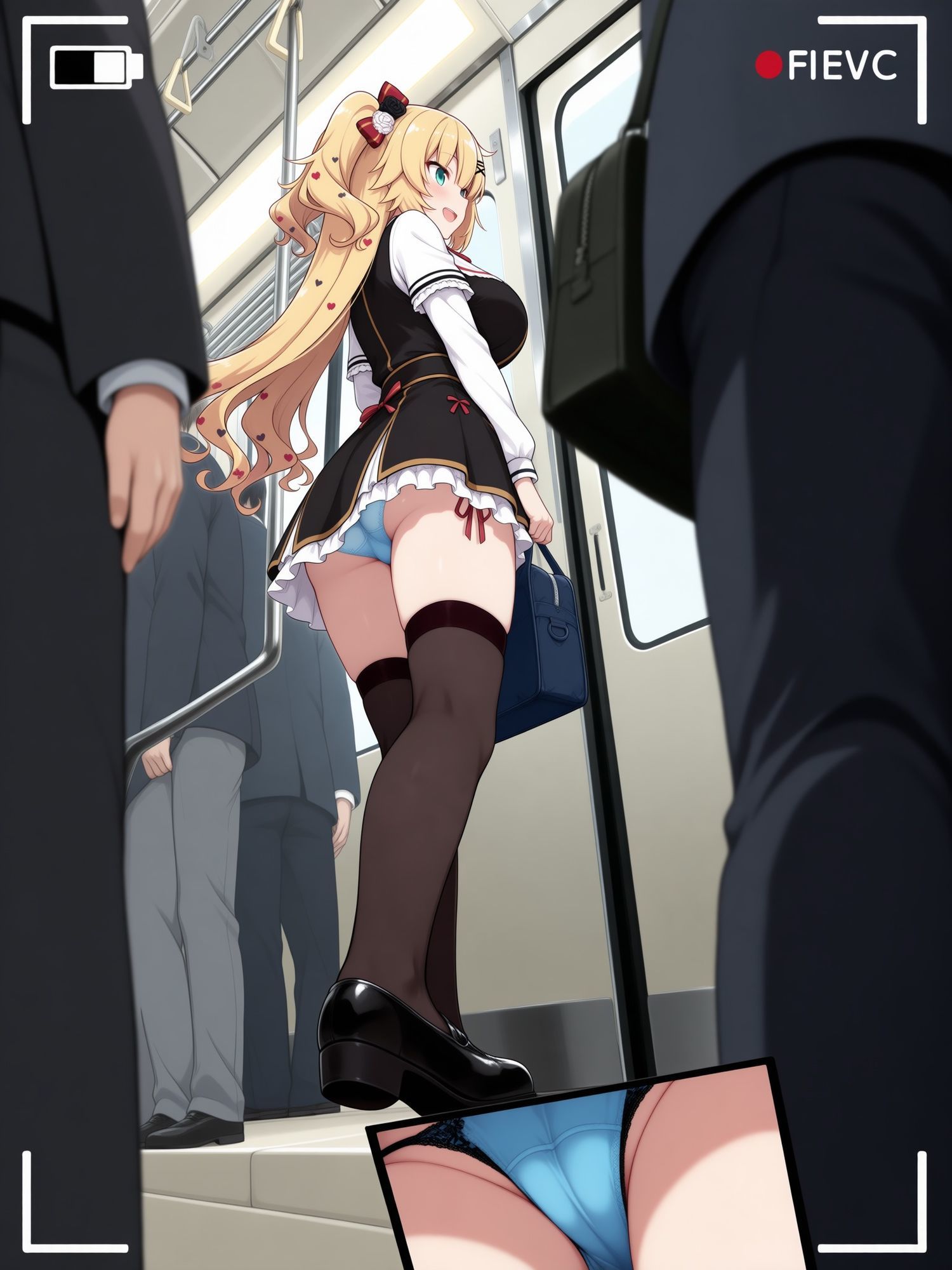 【ホ〇ライブ】電車に乗ったらホ〇メンが乗ってたから盗撮してみた 2【150枚収録】のサンプル画像 9