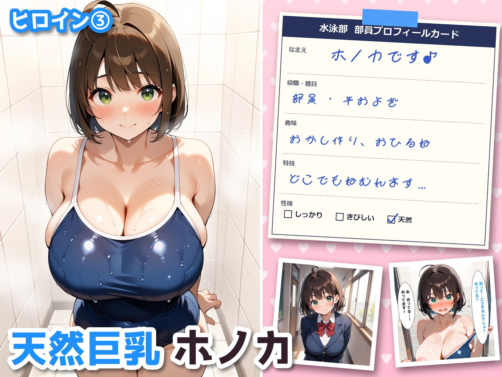ノゾキミ。〜水泳部編〜 ノゾいたら美女部員4人に搾り取られた件 画像6
